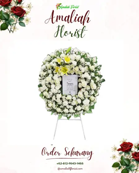 Krans Bunga Duka Timbangan